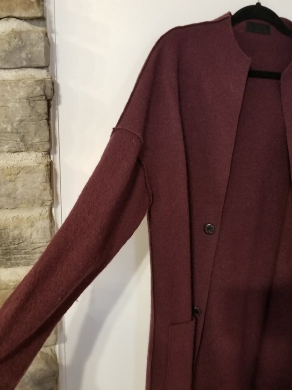 Simons LE 31 Felted Wool jacket – Minimalist Elegance in Plum (NWOT) - Picture 2 of 12